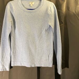 J. Crew Soft Blue Crew Neck Sweater